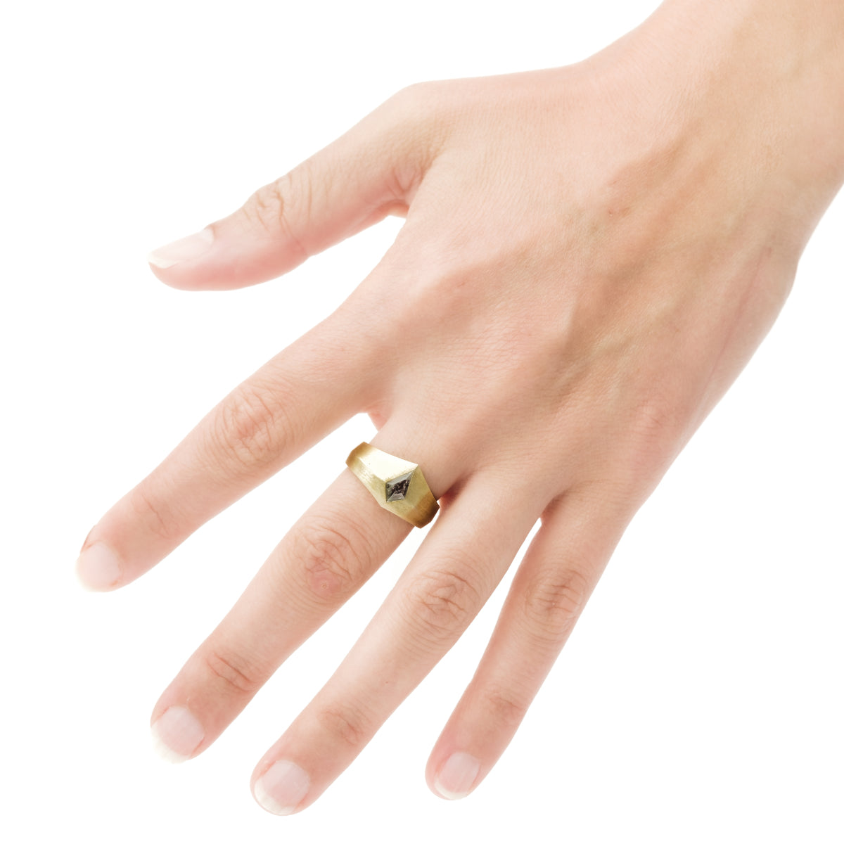 Salt and Pepper Diamantring "Orbit"