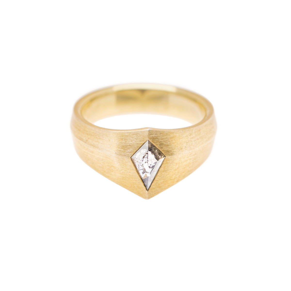 Salt and Pepper Diamantring "Orbit"