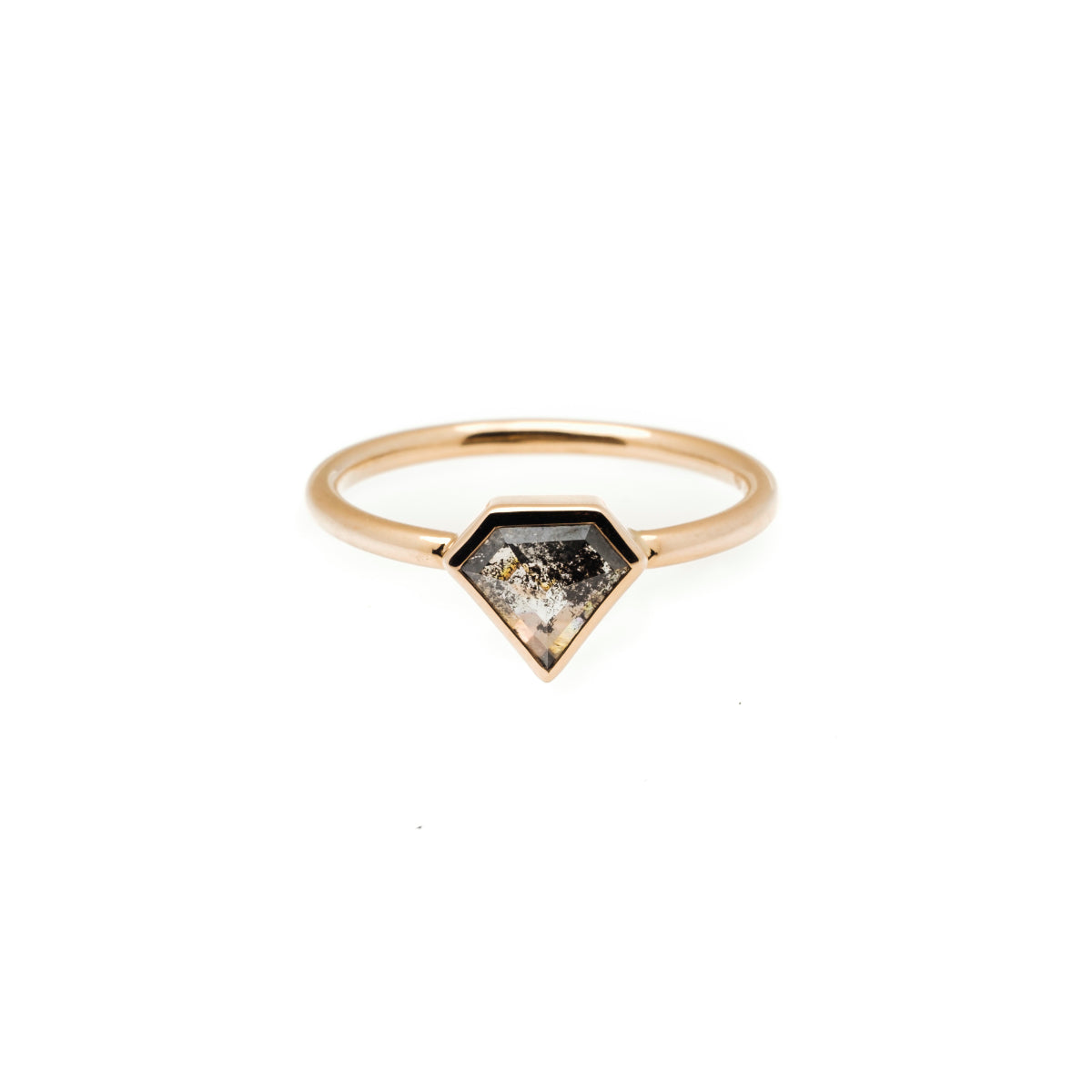 Salt and Pepper Diamantring "Pluto"