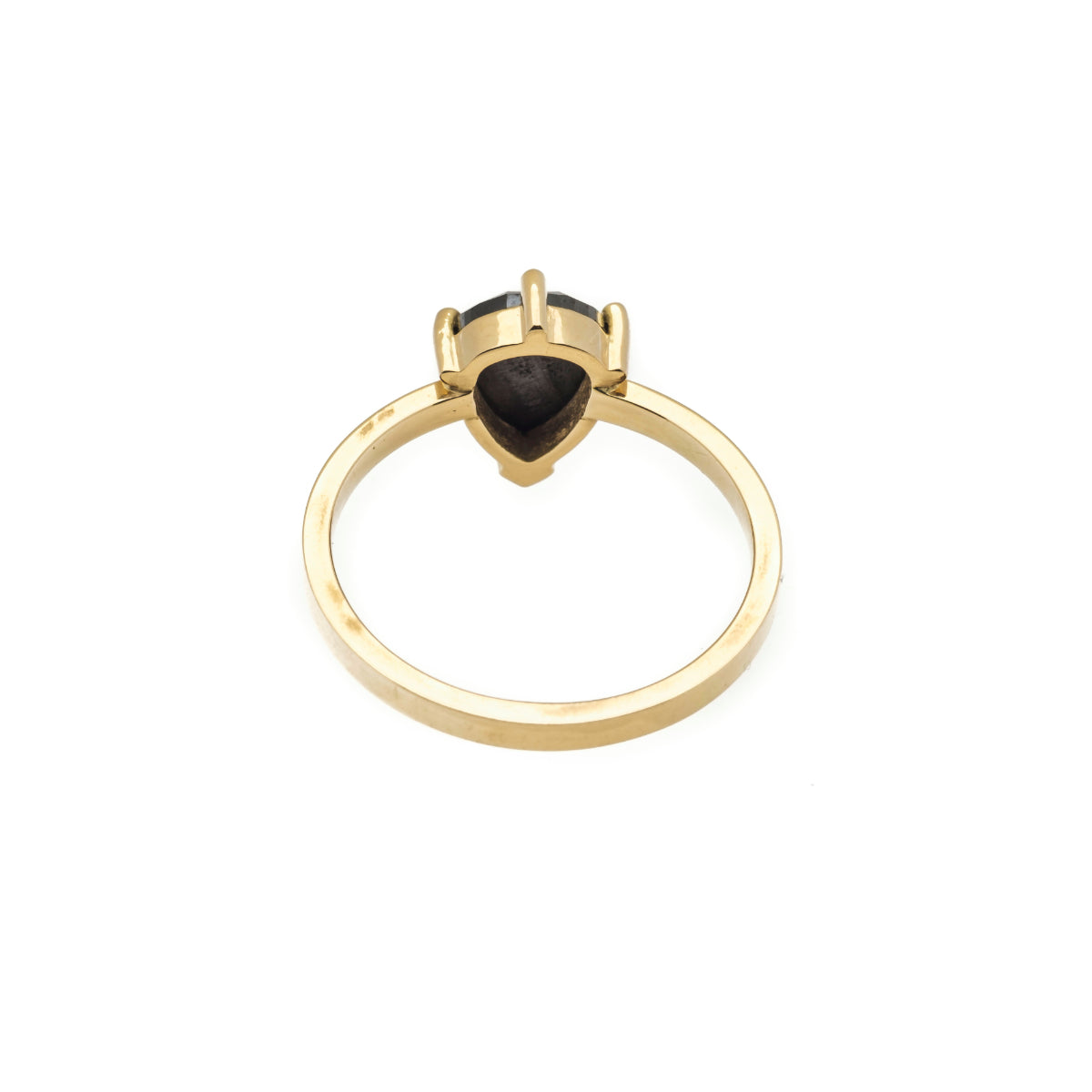 schwarzer Diamantring "Venus"