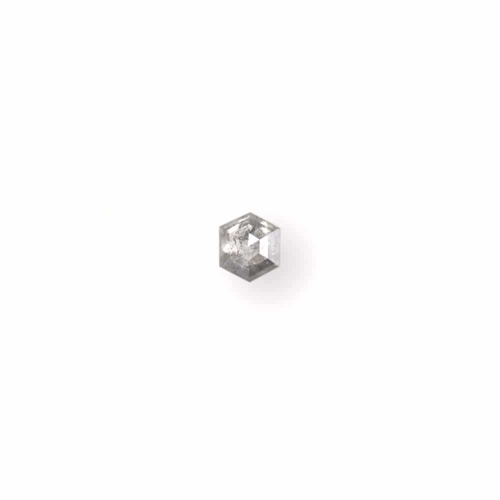 "Salt and Pepper" Diamant + Ring (0001)