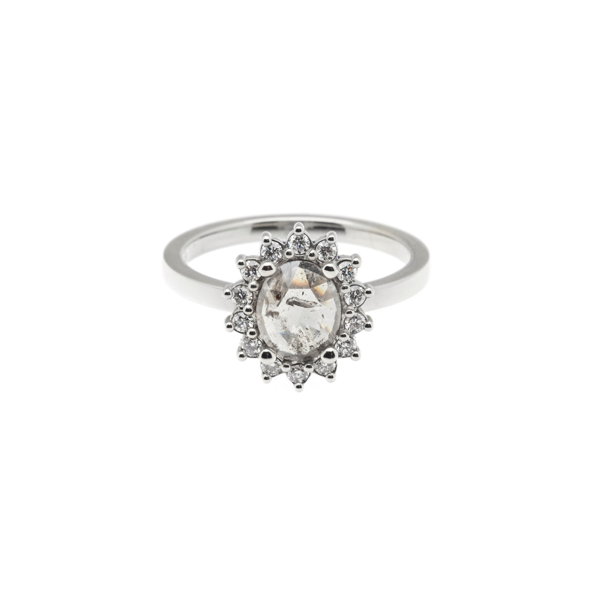 Salt and Pepper Diamantring "Venus Galaxie"