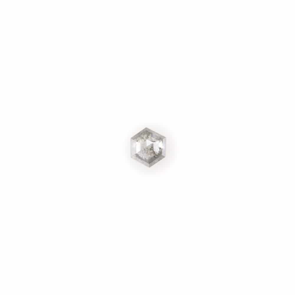 "Salt and Pepper" Diamant + Ring (0003)
