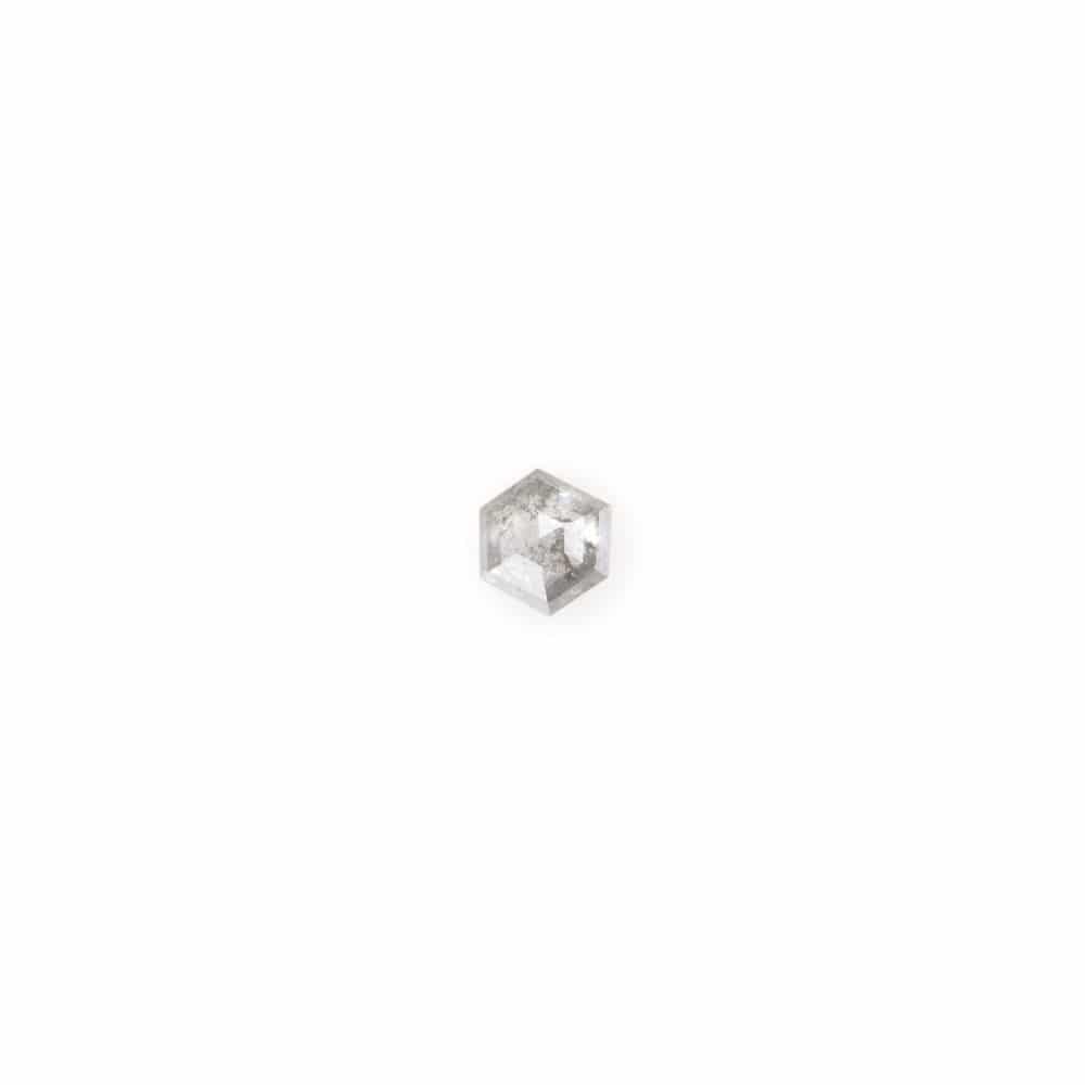 "Salt and Pepper" Diamant + Ring (0003)