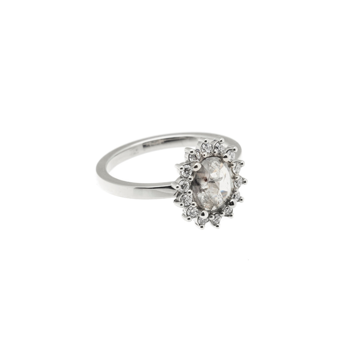 Salt and Pepper Diamantring "Venus Galaxie"