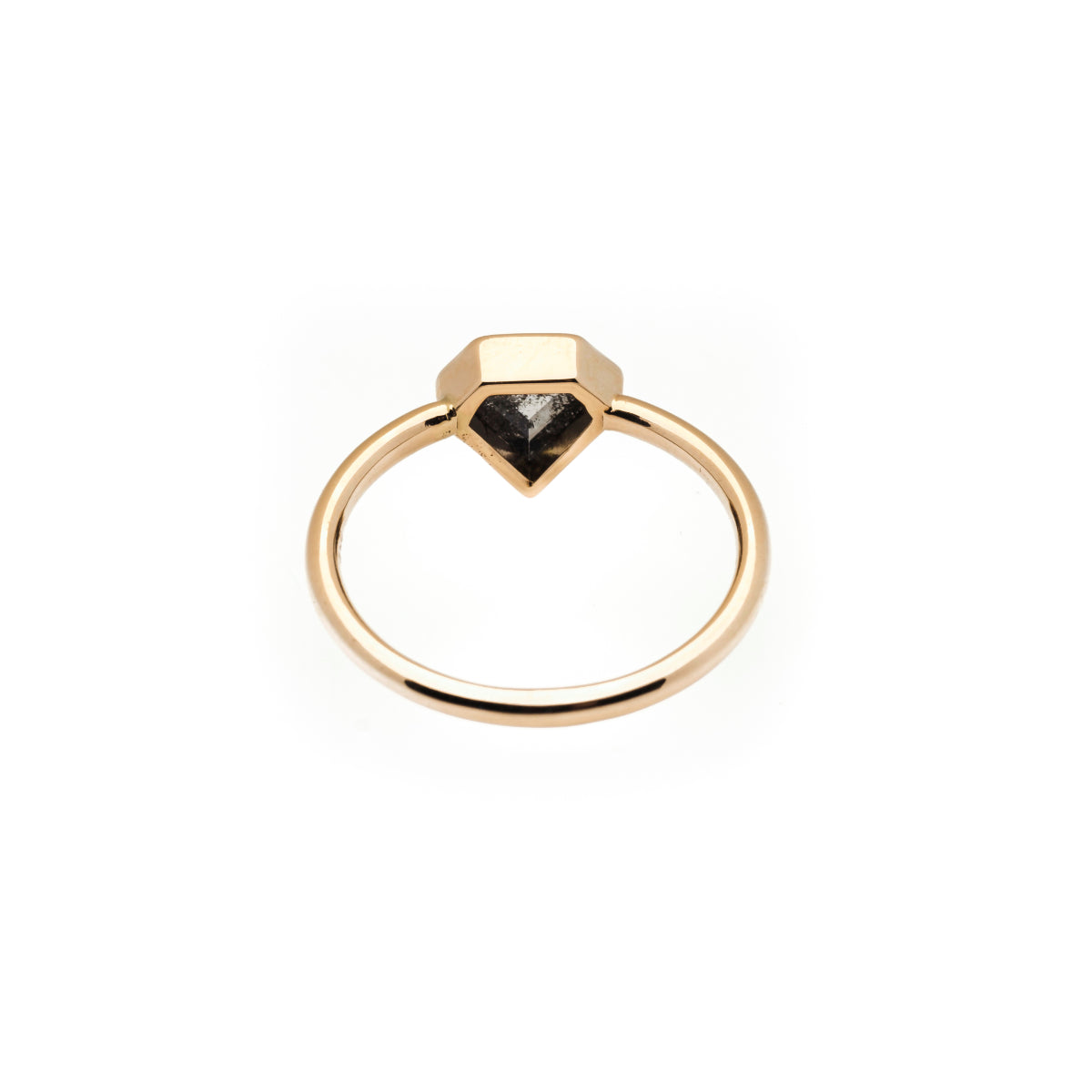 Salt and Pepper Diamantring "Pluto"