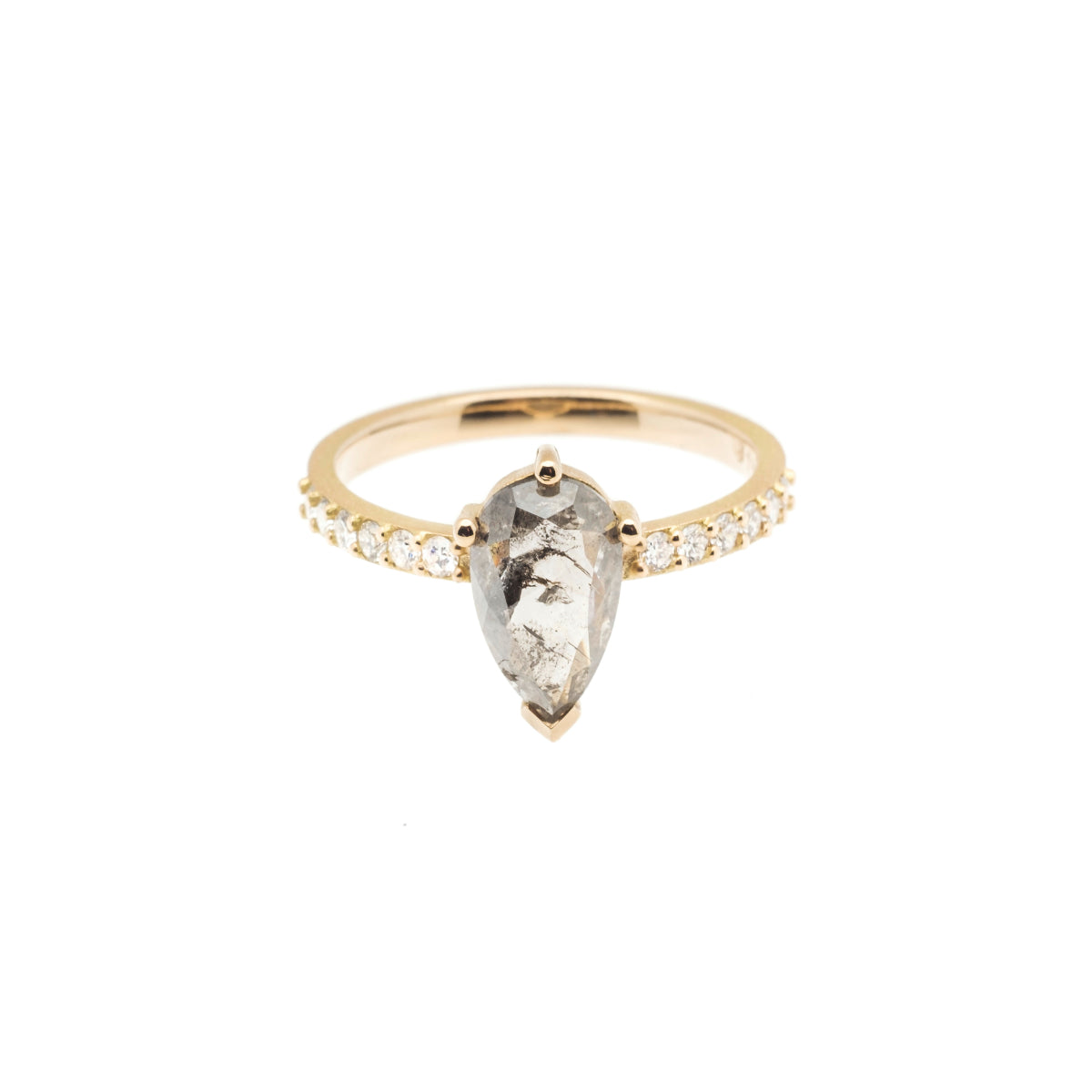 Salt and Pepper Diamantring "Sternenpfad zur Venus"