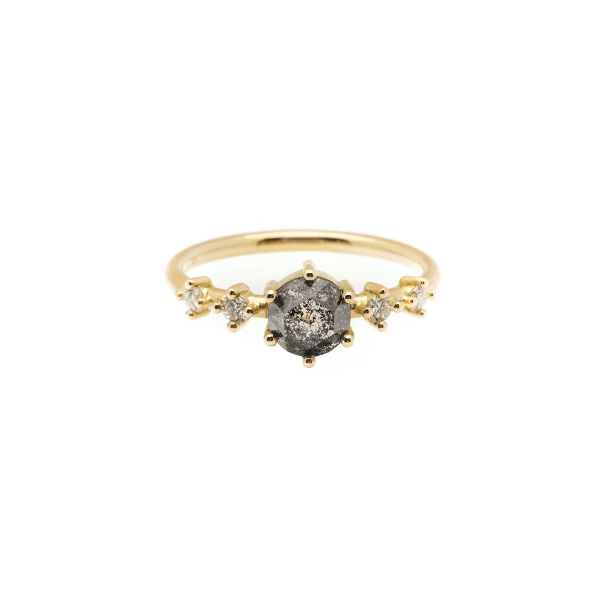 Salt and Pepper Diamantring "Sternentreppe zur Venus"