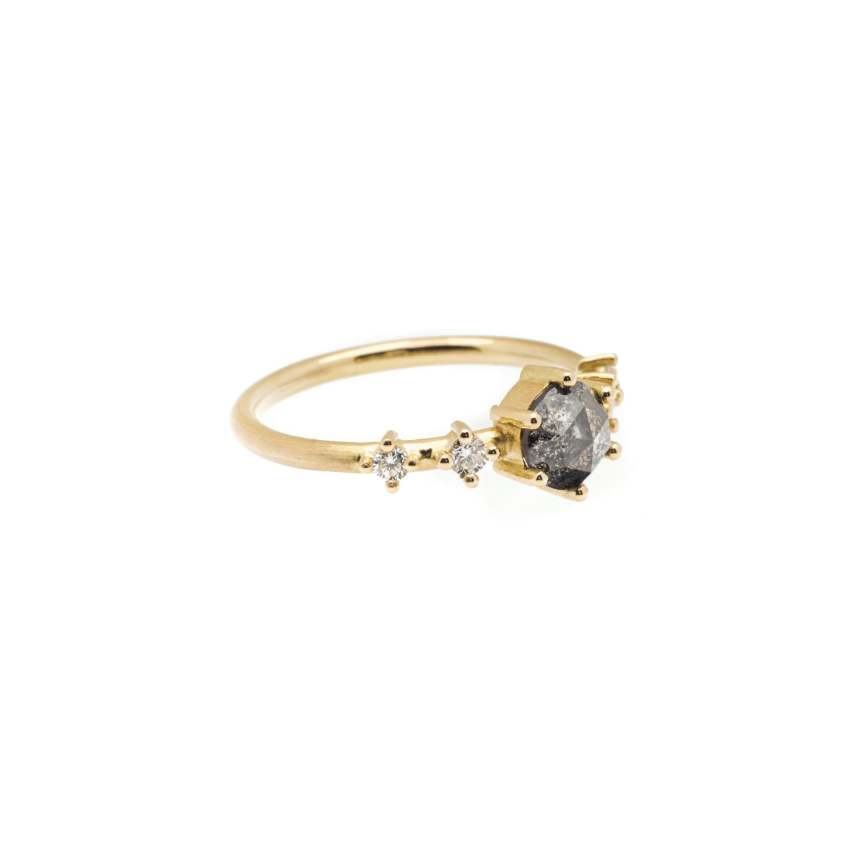 Salt and Pepper Diamantring "Sternentreppe zur Venus"