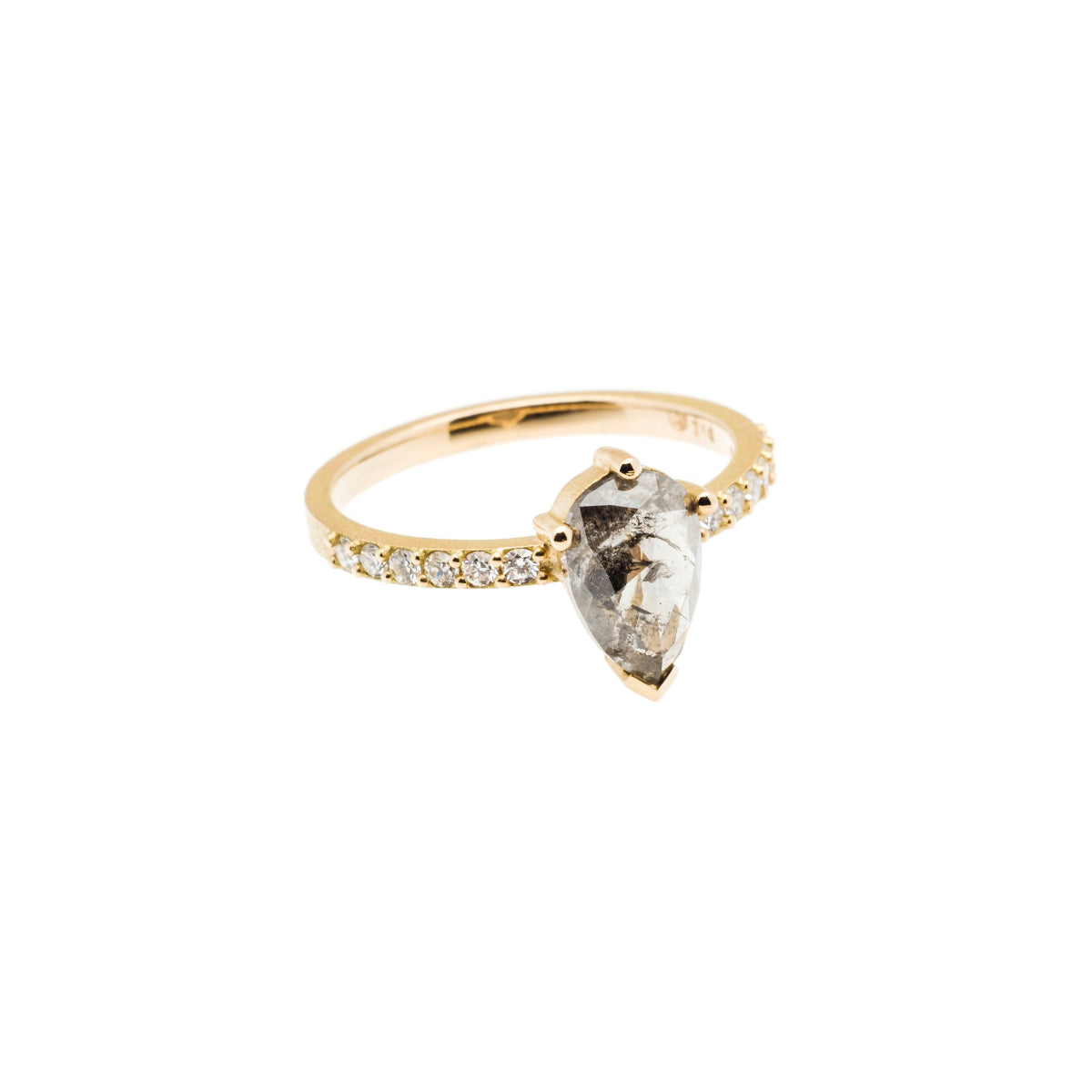 Salt and Pepper Diamantring "Sternenpfad zur Venus"